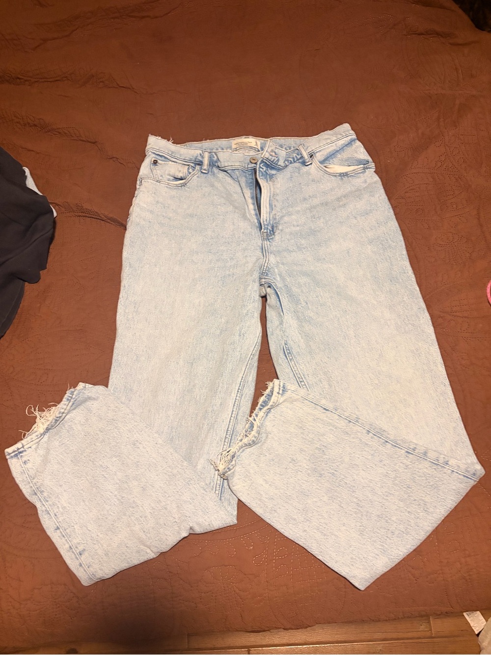 Abercrombie & Fitch Light Blue Straight Leg Jeans